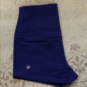 Royal Blue Lululemon Booty Shorts